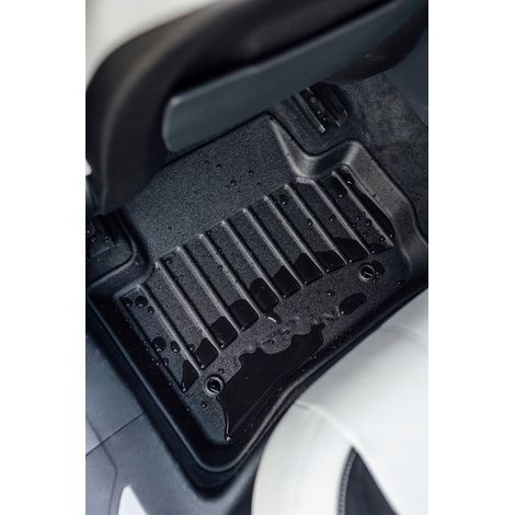 Alfombrillas de goma VW Crafter 1 2011-2016, canaleta 3D
