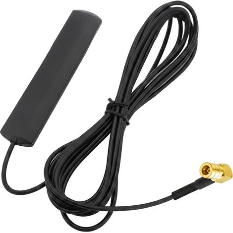 Antenne Voiture Dab+, Antenne Autoradio Numérique Universelle avec Haute Sensibilité, Amplifiée et Adhésive pour Pare-Brise, Compatible avec Ford, pour Peugeot (1/5)