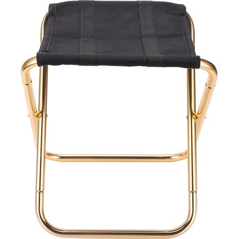 Tabouret pliant d'extérieur léger en alliage d'aluminium, mini siège portable pour la pêche et le camping (1/5)