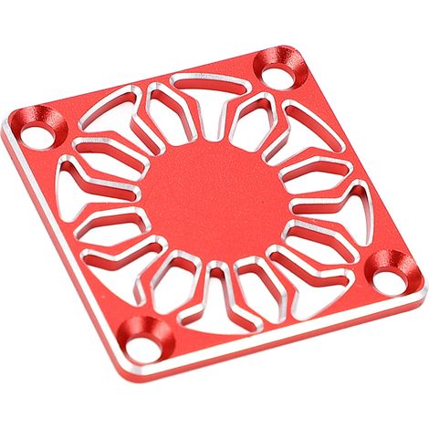Cache-ventilateur universel en alliage d'aluminium pour moteur RC, dissipateur thermique 30x30mm, rouge (1/5)