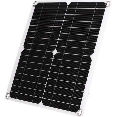 Kit panneau solaire flexible 40 W 18 V, module chargeur solaire monocristallin en silicium, étanche IP65 (1/5)