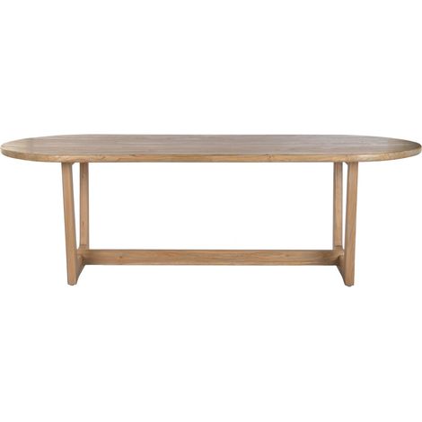 Mesa Comedor Teca Maciza 240X100X76 Decape Gris (1/5)