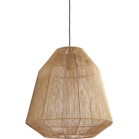 Light & Living - lámpara colgante - Malva - natural - textil - (1/4)