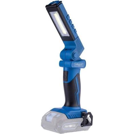 Scheppach Lampe Torche sans fil IXES 20V -C-WL20-X - Longue durée - 300lm - Ergonomique et compact - Lampe de Chantier sans fil - Vendue sans batterie ni chargeur (1/8)