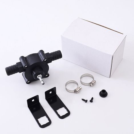 Self-priming hand drill driven pump, 1/4 inch domestic water and oil transfer pump, electric borehole pump (1/5)