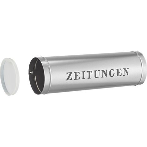 Burg-Wächter Zeitungsro. mit Deckel, 800 Si zum Anschrauben Stahlblech verzinkt (1/5)