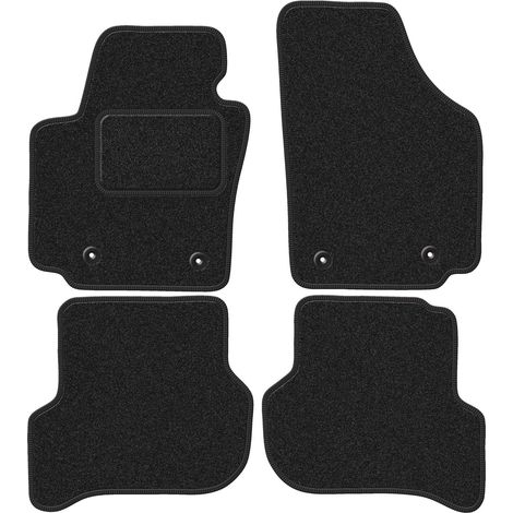 Alfombrillas de terciopelo para Seat Altea XL monovolumen (2006-08.2008) antracita (1/5)