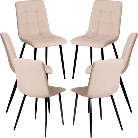 Packs Sillas Comedor - Pack 6 Sillas Stuhl Polipiel - Beige (1/5)