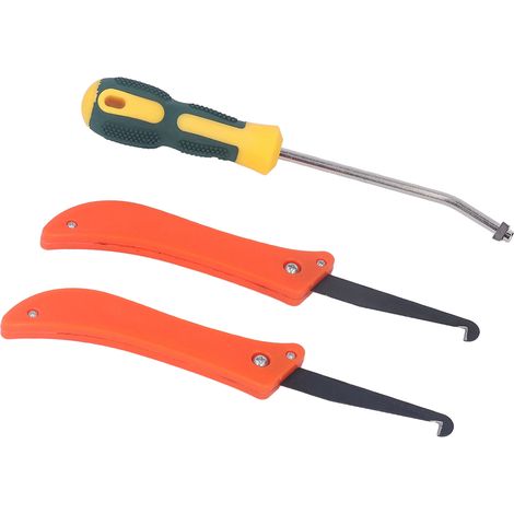 Outil de retrait de joint, scie à joint ergonomique et 8 lames, grattoir de nettoyage de joints de carrelage, outil de calfeutrage (1/5)