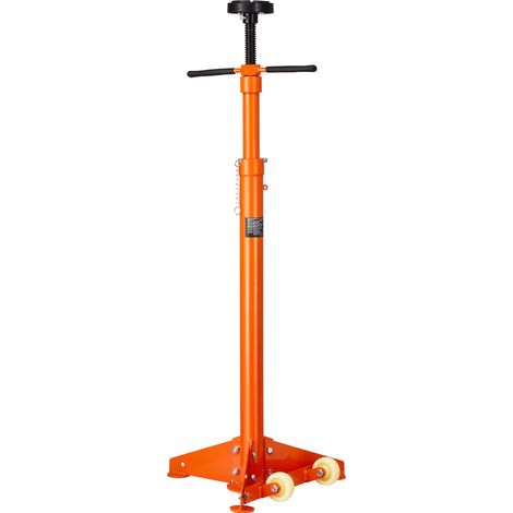 Mophorn Supporto per Sollevatore Capacità 0,75 Tonnellate, Altezza Regolabile 975 mm-1915 mm con Maniglia Girevole su Cuscinetto, Sistema di Bloccaggio a Vite Filettata per Garage e Officina