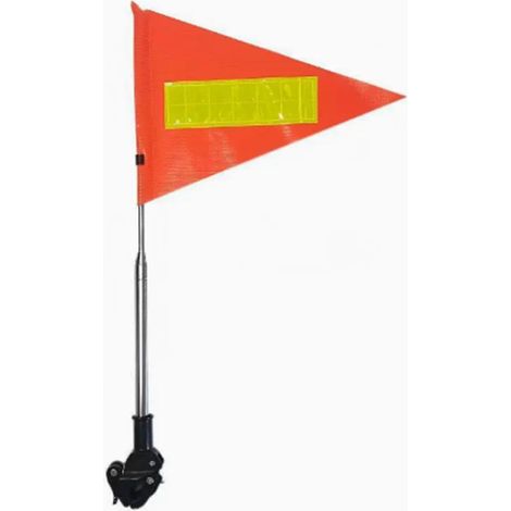 Bicycle Safety Flag with Reflective Strip, Adjustable 30-160cm (1/5)
