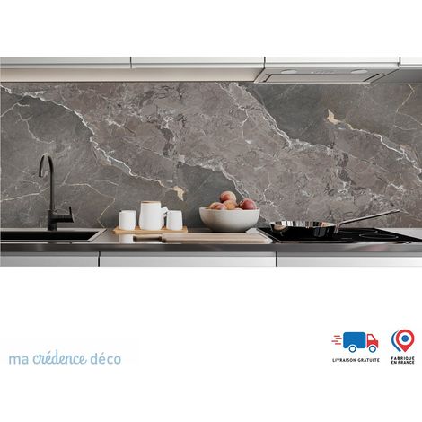 Crédence : Marbre Ocre Verone - Alu composite - 120 - 60 (1/3)