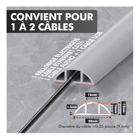 Flexible Floor Cable Duct (1/4)