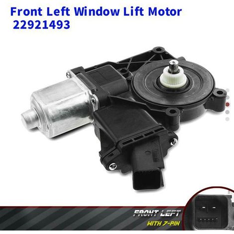 1. Color: Black and silver Material: Metal and plastic 7-pin window regulator motor Front left window regulator--DTEKGAZ