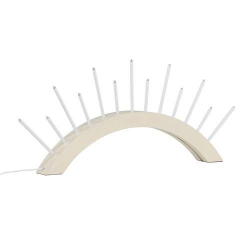 Chandelier à LED "Bjornrike" 55cm Beige