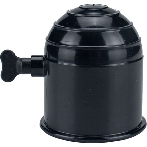 Anhängerkupplungskugelabdeckung, 50 mm Universal-Anhängerkupplungskugelkappe, Anhängerkupplungskugelschutzabdeckung, SCHWARZ