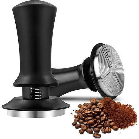 51 mm Espresso Tamper mit präziser Skala einstellbarer Espresso Tamper mit konstantem Druck für Espressomaschinen federbelastetes, automatisches (1/5)