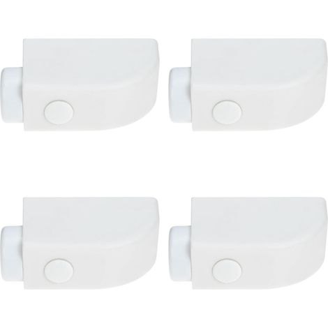 4 pièces Verrous de Sécurité pour Fenêtres Coulissantes Bloque-fenêtres Blanc Limiteur Ajustable pour Portes et Fenêtres Protection Garçon Fille et Ventilation