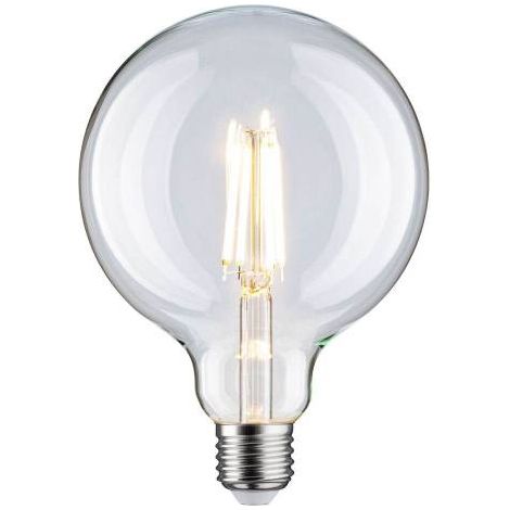 Paulmann Filament LED Globe G125, E27, 9 W, 1055 lm, 2700 K Warmweiß, Dimmbar, Klar, Rundumlicht