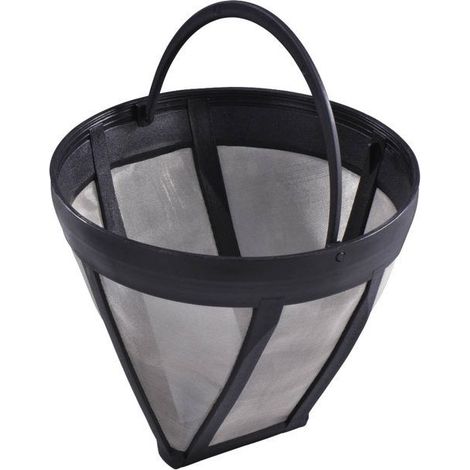 (Noir)FILTRE A CAFE PERMANENT TAILLE 4