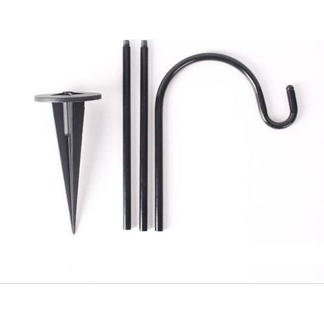 Shepherds Crook. Support de Piquet pour Paniers de Plantes en Métal pour Lanternes de Paniers de Plantes D'extérieur (1/5)