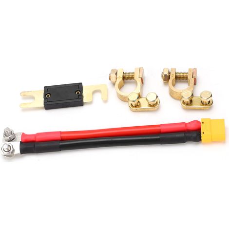 Kit de connexion de batterie de voiture XT90, rallonge, soudeuse par points, accessoires d'installation de batterie (1/5)