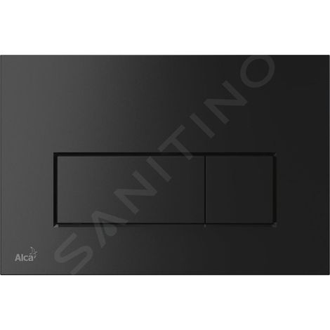 ALCADRAIN THIN - PLAQUE DE DÉCLENCHEMENT, NOIR MAT M578 (1/6)