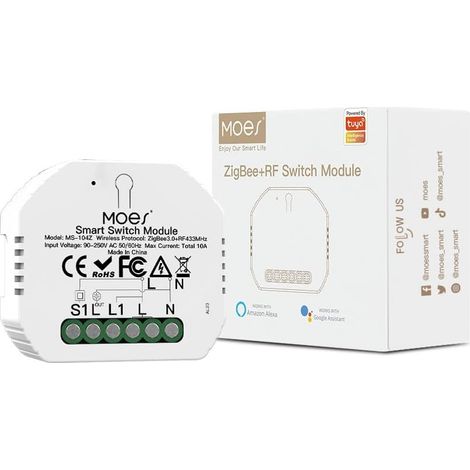 RF433 Intelligent Sans fil Interrupteur Module, compatible avec Smart Life APP, Zigbee HUB est requis Sans fil, compatible Smart Life APP, Zigbee HUB requis (1/5)