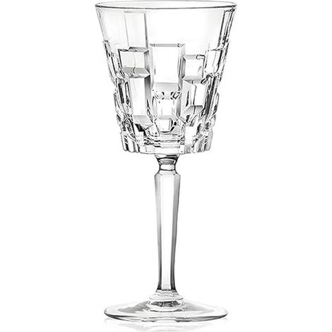 Lot de 6 Verres à Vin - Cristal Luxion - Design Inspiré Volcan - Capacité 28 cl - Pour Maison et Restaurant - Transparent (1/5)