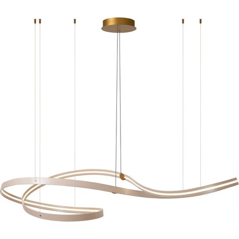Lumière suspendue LED moderne Slalom Sable avec effet - 13493/68/38 (1/3)
