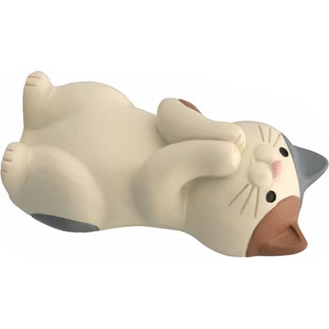 [Soporte multifuncional para teléfono, tableta, gafas y bolígrafo con motivo de gato, decoración de escritorio para el hogar, gato tricolor] (1/5)