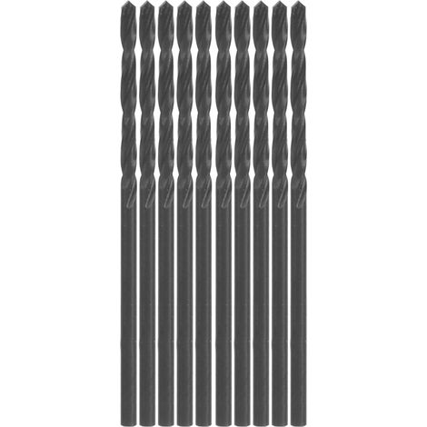 10 forets à perles professionnels, mèches droites 1,95mm, lot de 10 pièces pour perçage de précision. (1/5)