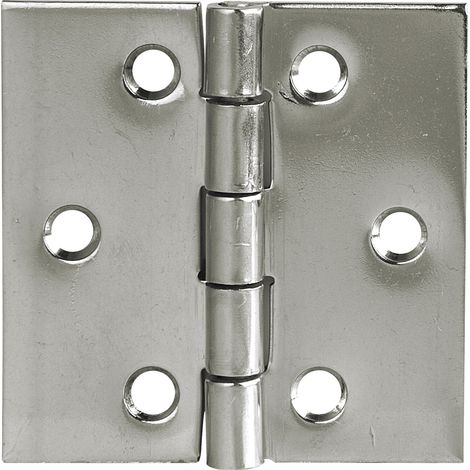 Scharnier DIN 7954 C quadratisch 80 x 80 xmm, Edelstahl (1/2)