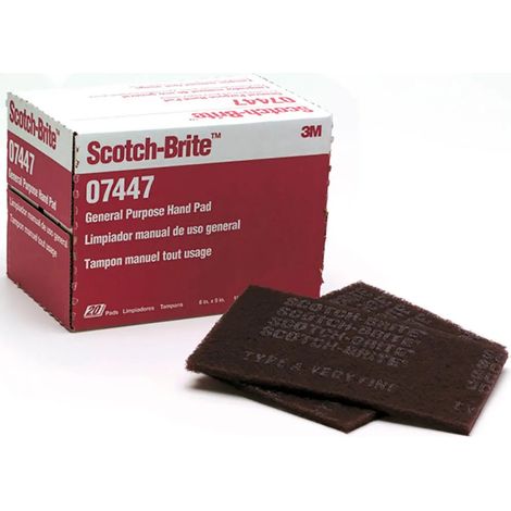 Accesorio de limpieza 3m scotch-brite duradero flexible 6x9 pulgadas
