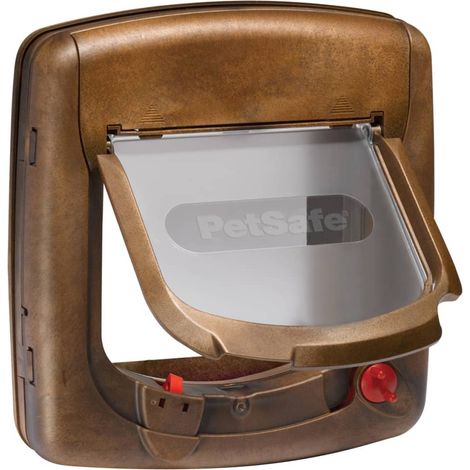 PORTE STAYWELL® MAGNÉTIQUE DELUXE 4 POSITIONS - BRUN CYNNOTEK CY1698
