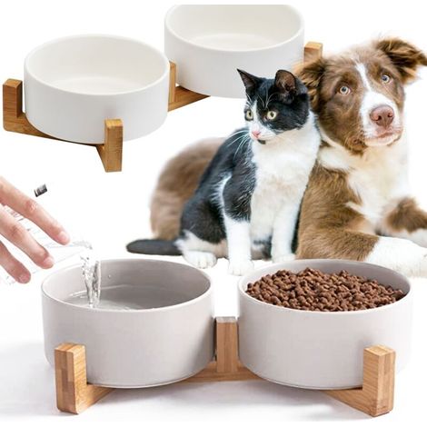 GAMELLE POUR CHIEN/CHAT/ANIMAL DOMESTIQUE WHITE 331579