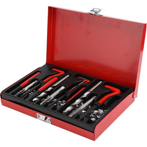 Kit de fixation de filetage 88 pièces, vis, raccord, fil M6, M8, M10, outil de changement d'insert pour équipement industriel (1/5)