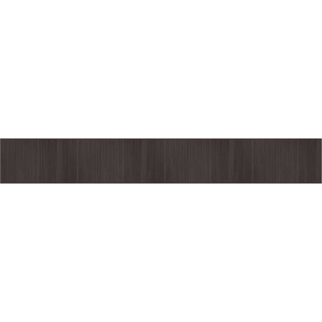 Tapis de sol，Tapis rectangulaire marron foncé 70x500 cm bambou CFW884005 (1/5)