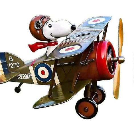 Moulin à vent Snoopy Pilote, girouette, décoration extérieure pour jardin, motif à hélice rotative