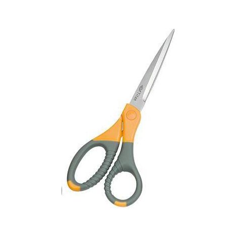 WEDO Schere Titan Plus 9858 21,5cm Edelstahl grau/gelb (1/2)