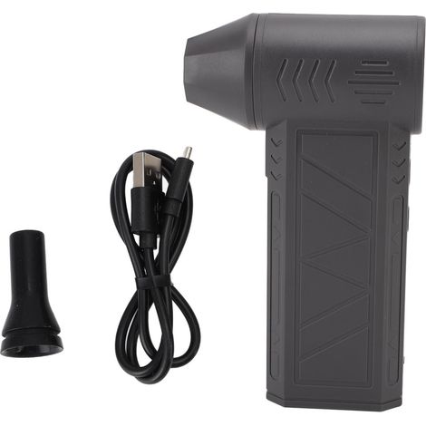 Ortviai Souffleur Électrique Sans Fil 90 000 tr/min avec LED, 3 Vitesses, Moteur Brushless, Buse Magnétique, ABS Gris (1/5)