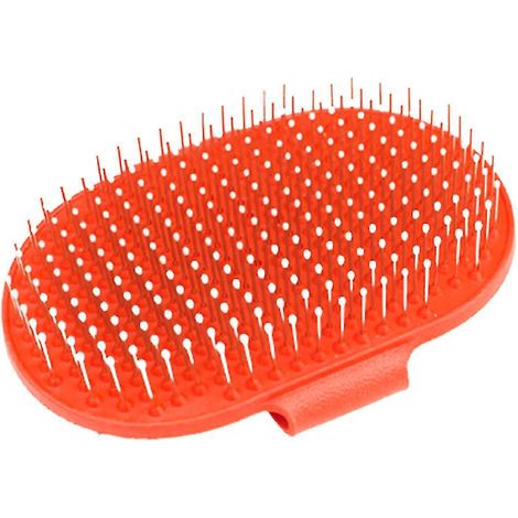 Brosse de toilettage pour animaux, brosse de bain et de shampoing pour animaux, peigne de massage avec manche réglable (1/4)