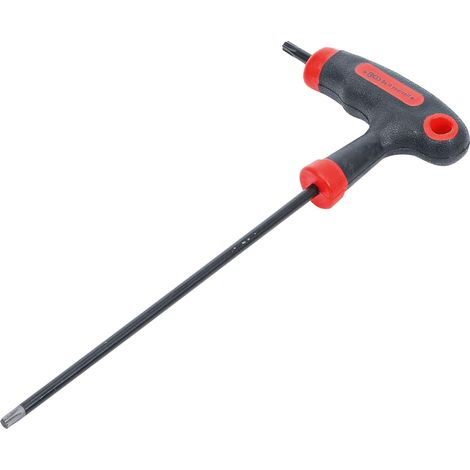 Destornillador con empuñadura en T y cuchilla lateral perfil en T (para Torx) con/sin perforación T25 (1/2)