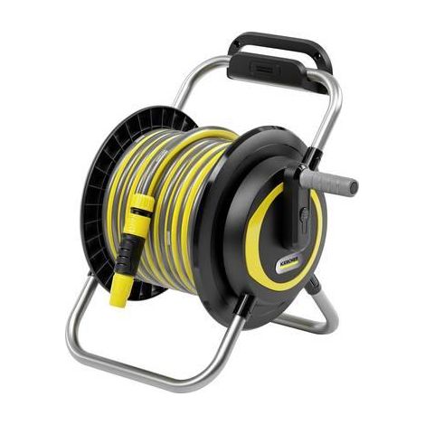 Kärcher HR 3.20 Set carrete de manguera negro y amarillo 20m
