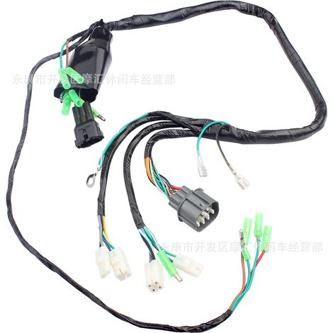 Applicable to all wiring harnesses of Honda Sportrax 300, TRX300, and TRX300EX models from 1993 to 2004. (1/4)
