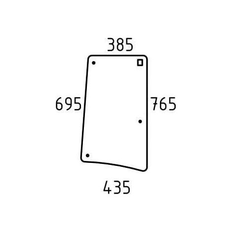 Ventana lateral derecha UNIVERSAL L213353N