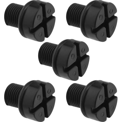5pcs Bouchon à Vis d'évent Remplacement 17111712788 Compatible avec Série 3 E30 E36 E46 E90 E91 Vis de Purge du Réservoir d'expansion Radiateur de Liquide Refroidissement (1/4)