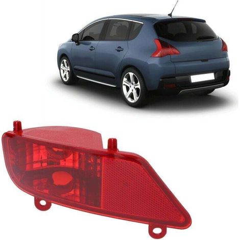 Nebelschlussleuchte für Pkw, Ersatzteil kompatibel mit Peugeot 3008 5008 2009-2016 (links),