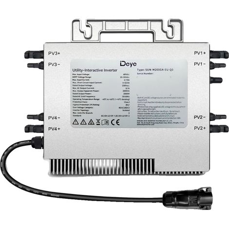 Onduleur Solaire, Puissance de Sortie 2000W, Haute Efficacité, 2000W Onduleur Deye, 230V, 22-50V (1/2)