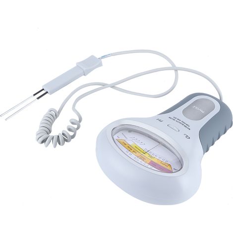 Analyseur de qualité de l'eau de piscine CL2 et pH, pH-mètre, testeur de chlore résiduel pour piscine, PC102 (1/5)